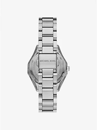 Mini Raquel Pavé Silver-Tone Watch