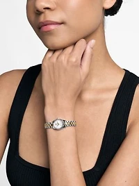 Micro Lexington Pavé Two-Tone Watch