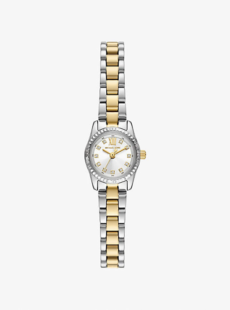 Micro Lexington Pavé Two-Tone Watch