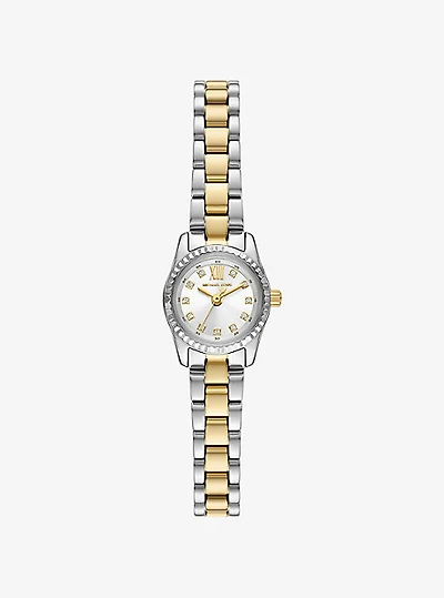 Micro Lexington Pavé Two-Tone Watch