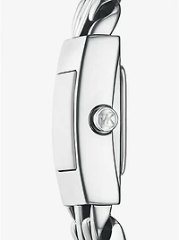 Mini Darrington Silver-Tone Chain-Link Watch