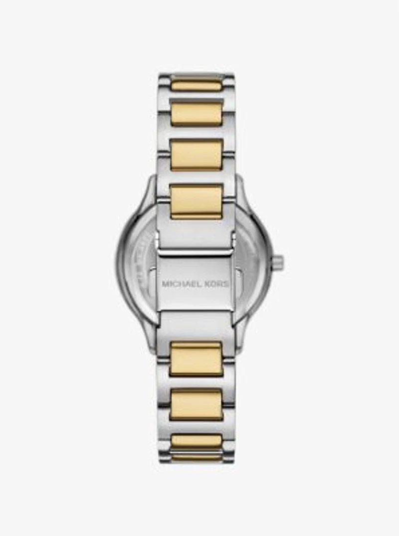 Mini Sage Pavé Two-Tone Watch