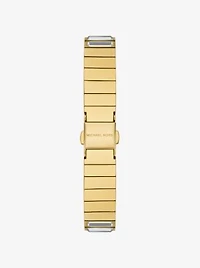 Limited-Edition Mini Darrington Pavé Bezel Gold-Tone Watch