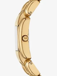 Mini Hally Pavé Gold-Tone Watch