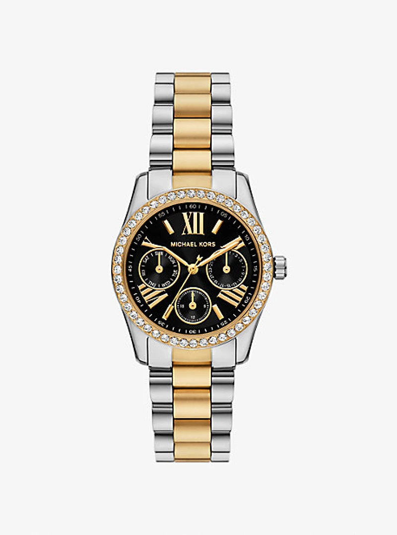 Mini Lexington Pavé Two-Tone Watch