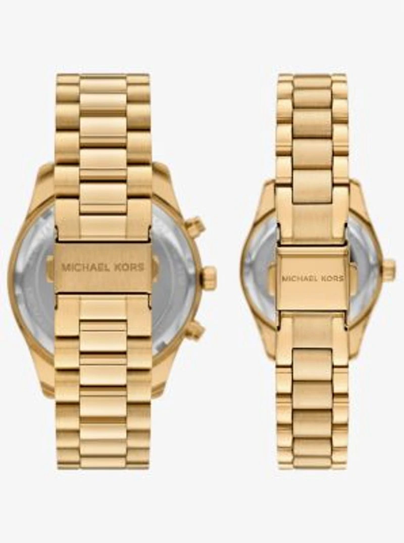 Lexington His and Hers Gold-Tone Watch Set