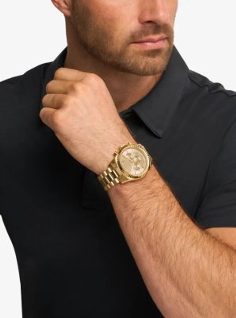 Lexington His and Hers Gold-Tone Watch Set