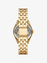 Mini Harlowe Pavé Gold-Tone Watch and Jewelry Set