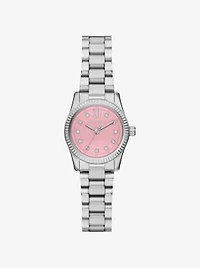 Petite Lexington Pavé Silver-Tone Watch