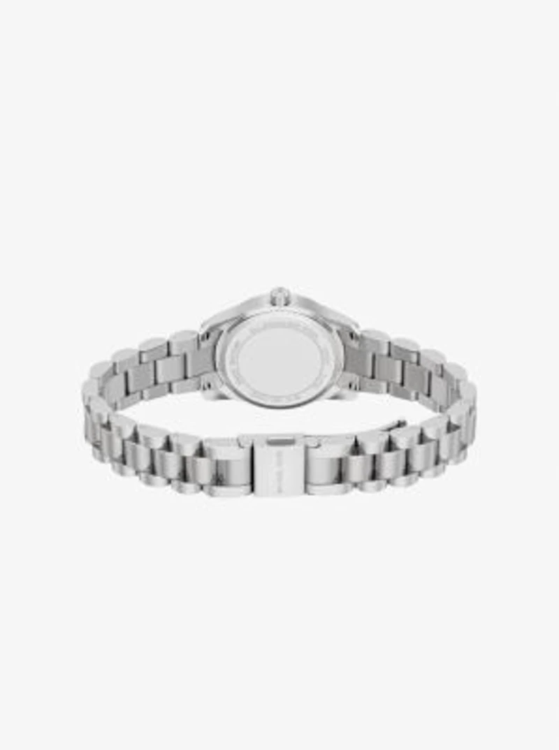 Petite Lexington Pavé Silver-Tone Watch