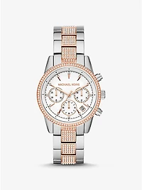 Bryant Pavé Two-Tone Watch