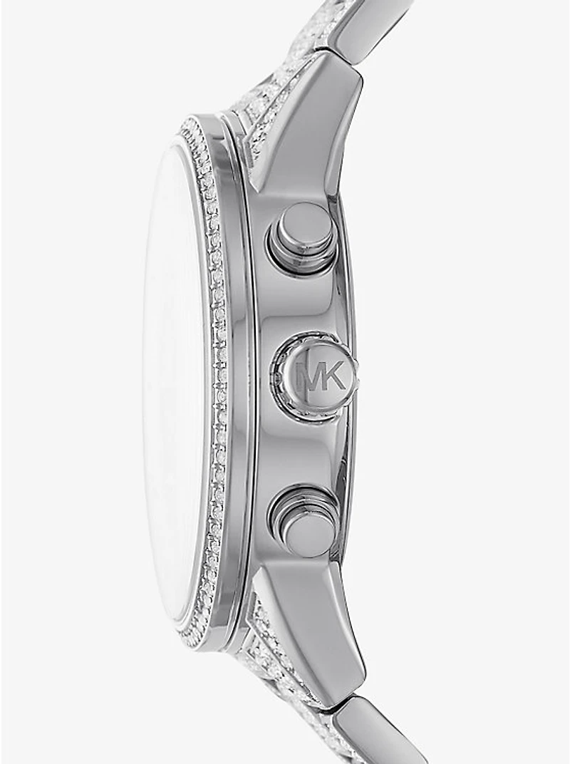 Bryant Pavé Silver-Tone Watch