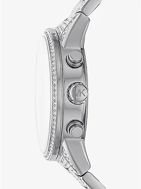 Bryant Pavé Silver-Tone Watch
