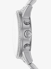 Bryant Pavé Silver-Tone Watch