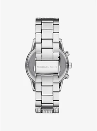 Bryant Pavé Silver-Tone Watch