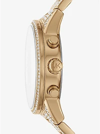 Bryant Pavé Gold-Tone Watch