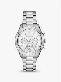 Oversized Berkley Silver-Tone Watch