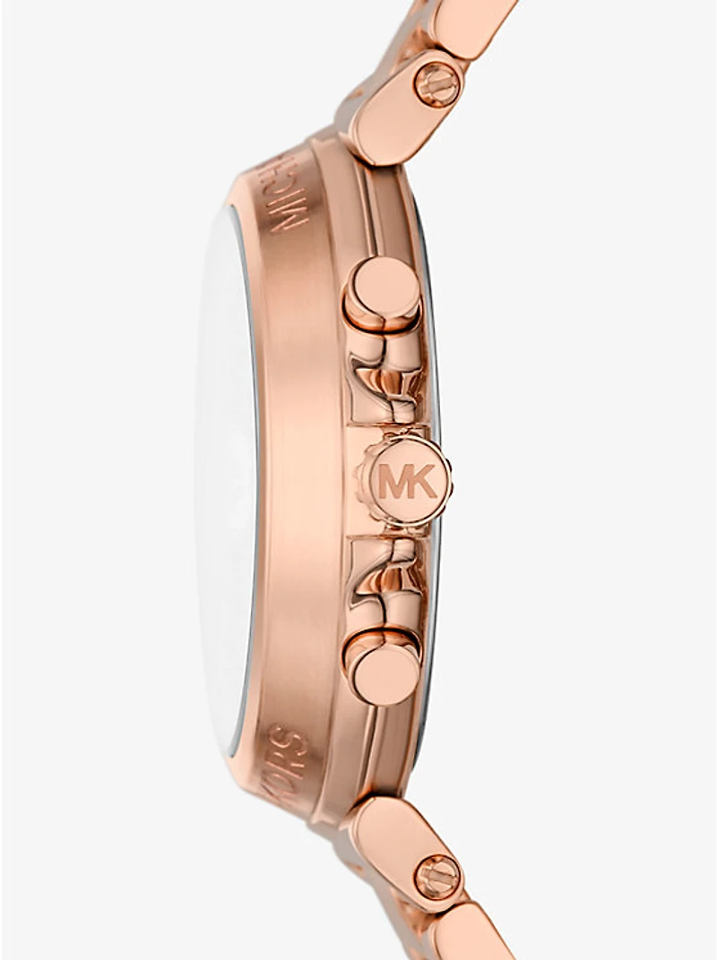 Oversized Maren Rose Gold-Tone Watch