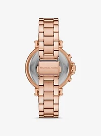 Oversized Maren Rose Gold-Tone Watch