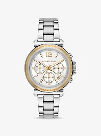 Oversized Maren Silver-Tone Watch