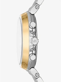 Oversized Maren Silver-Tone Watch