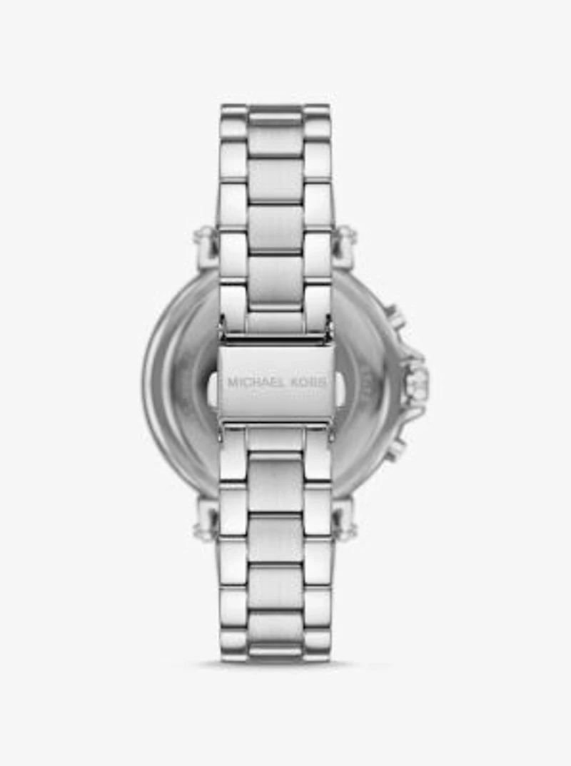 Oversized Maren Silver-Tone Watch