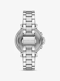 Oversized Maren Silver-Tone Watch