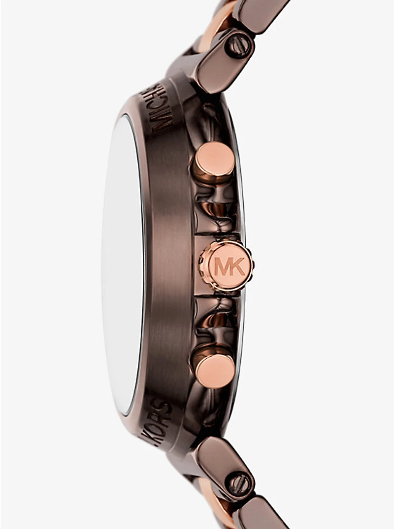 Oversized Maren Two-Tone Watch