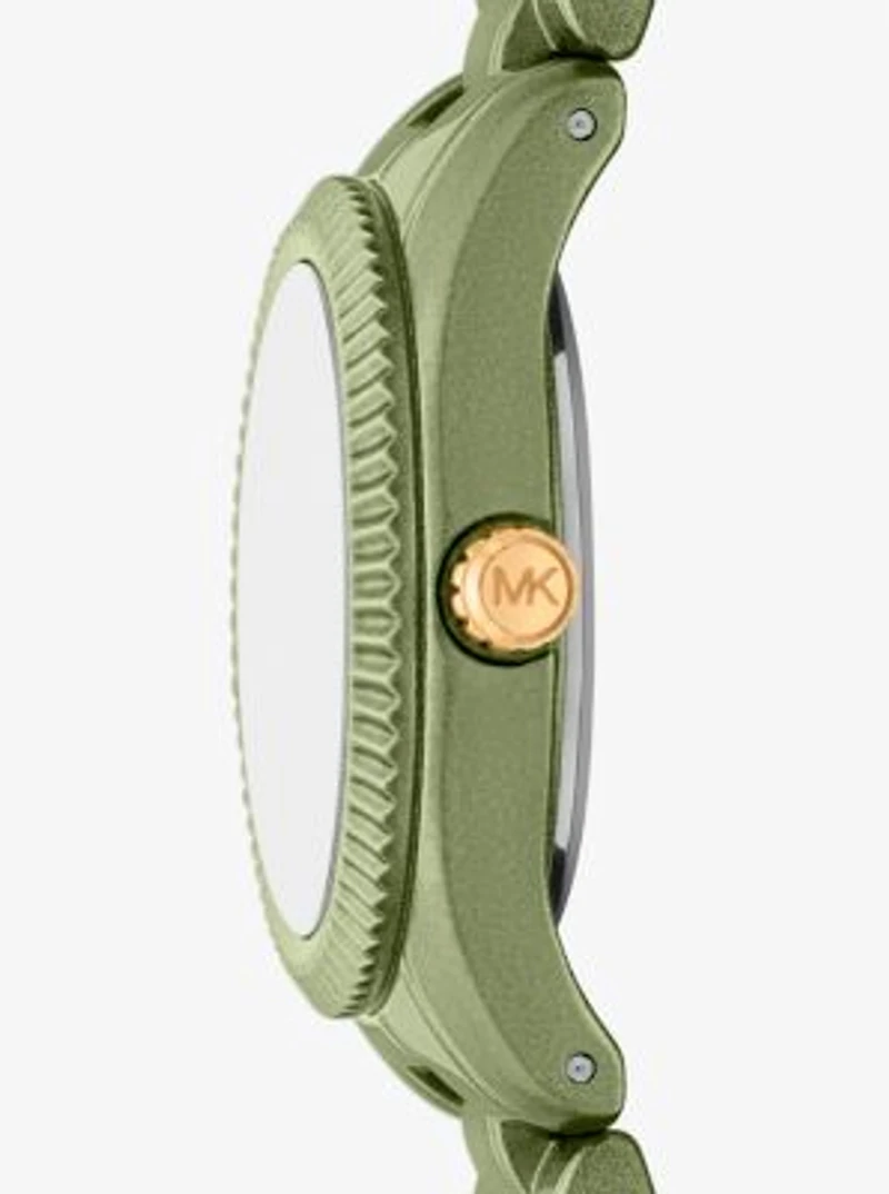 Limited-Edition Petite Lexington Green-Tone Watch