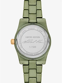 Limited-Edition Petite Lexington Green-Tone Watch