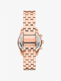 Mini Bryant Pavé Rose Gold-Tone Watch