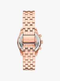 Mini Bryant Pavé Rose Gold-Tone Watch