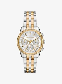 Mini Bryant Pavé Two-Tone Watch