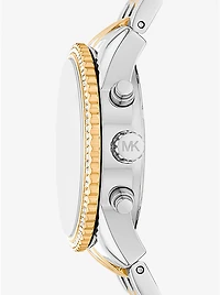 Mini Bryant Pavé Two-Tone Watch