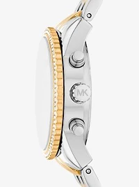 Mini Bryant Pavé Two-Tone Watch