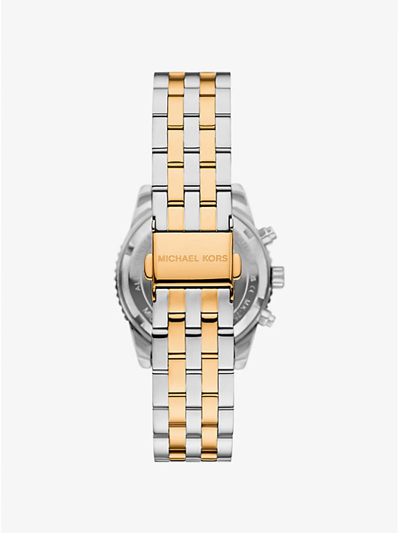 Mini Bryant Pavé Two-Tone Watch