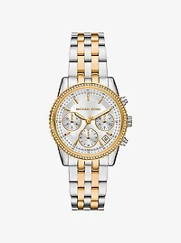 Mini Bryant Pavé Two-Tone Watch