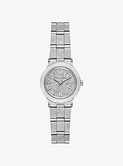 Petite Billie Frosted Silver-Tone Watch
