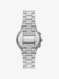 Oversized Billie Frosted Silver-Tone Watch
