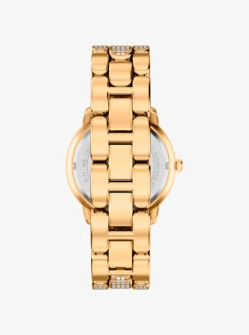 Pavé Phoebe Gold-Tone Watch