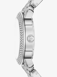 Pavé Phoebe Silver-Tone Watch