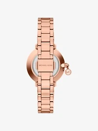 Mini Pyper Pavé Rose Gold-Tone Watch