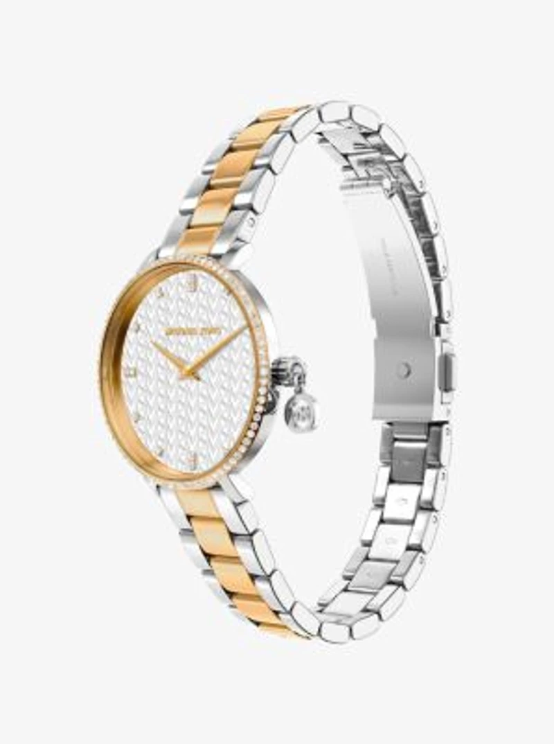 Mini Pyper Pavé Two-Tone Watch