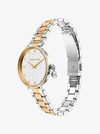 Mini Pyper Pavé Two-Tone Watch