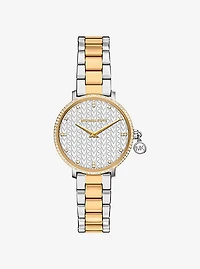 Mini Pyper Pavé Two-Tone Watch