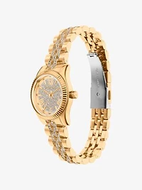 Petite Lexington Pavé Gold-Tone Watch