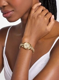 Petite Lexington Pavé Gold-Tone Watch