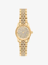 Petite Lexington Pavé Gold-Tone Watch