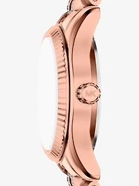Petite Lexington Pavé Rose Gold-Tone Watch