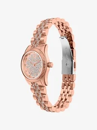 Petite Lexington Pavé Rose Gold-Tone Watch